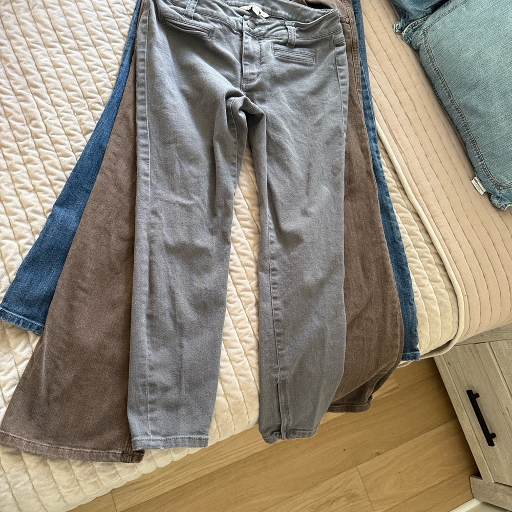 CAbi Women's Jeans - Denim Blue, Earthy Brown, Classic Gray - Picture 3 of 3